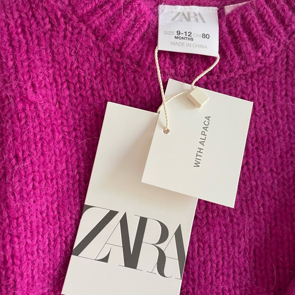 NWT 🎀Zara Premium Sweater size 9-12months - Picture 4 of 8